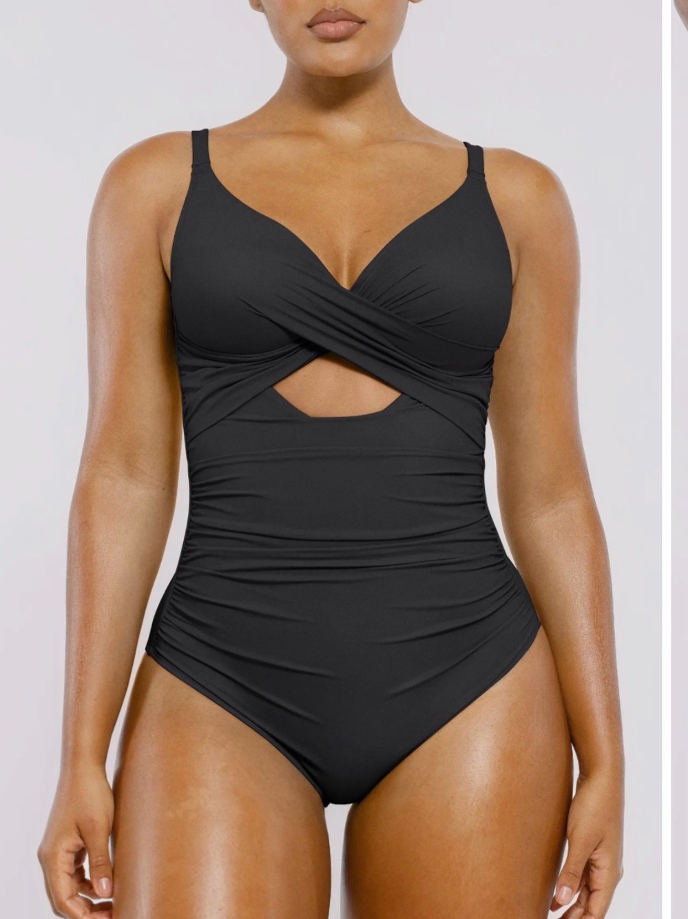 NWT* SHAPELLX swimsuit XXL tummy control CUTOUT